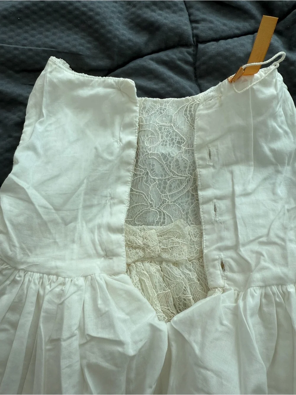 ORCHESTRA Baby girl 12M/74 cm Ivory Lace Tulle Formal Dress - like new!